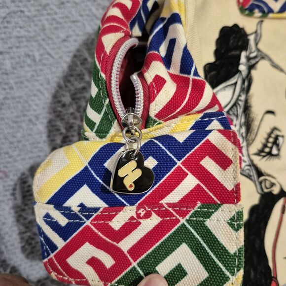 Y2K Harajuku Lovers Gwen Stefani Fatal Attraction To Cuteness Purse Bag Canvas - Picture 5 of 14